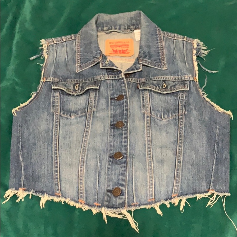 Levi's Jean Denim Vest Jacket
